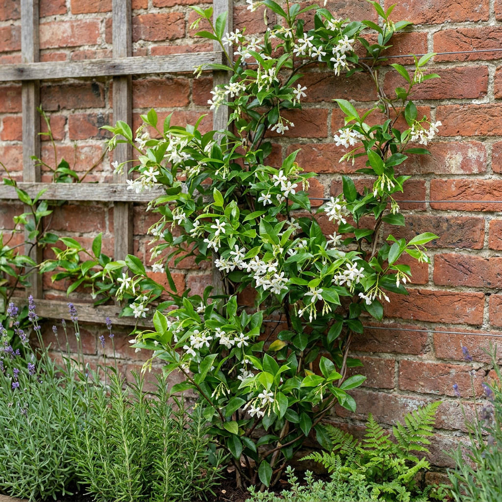 6x Trachelospermum jasminoides - Star Jasmine - White - Climber - Ø9cm - ↕35cm