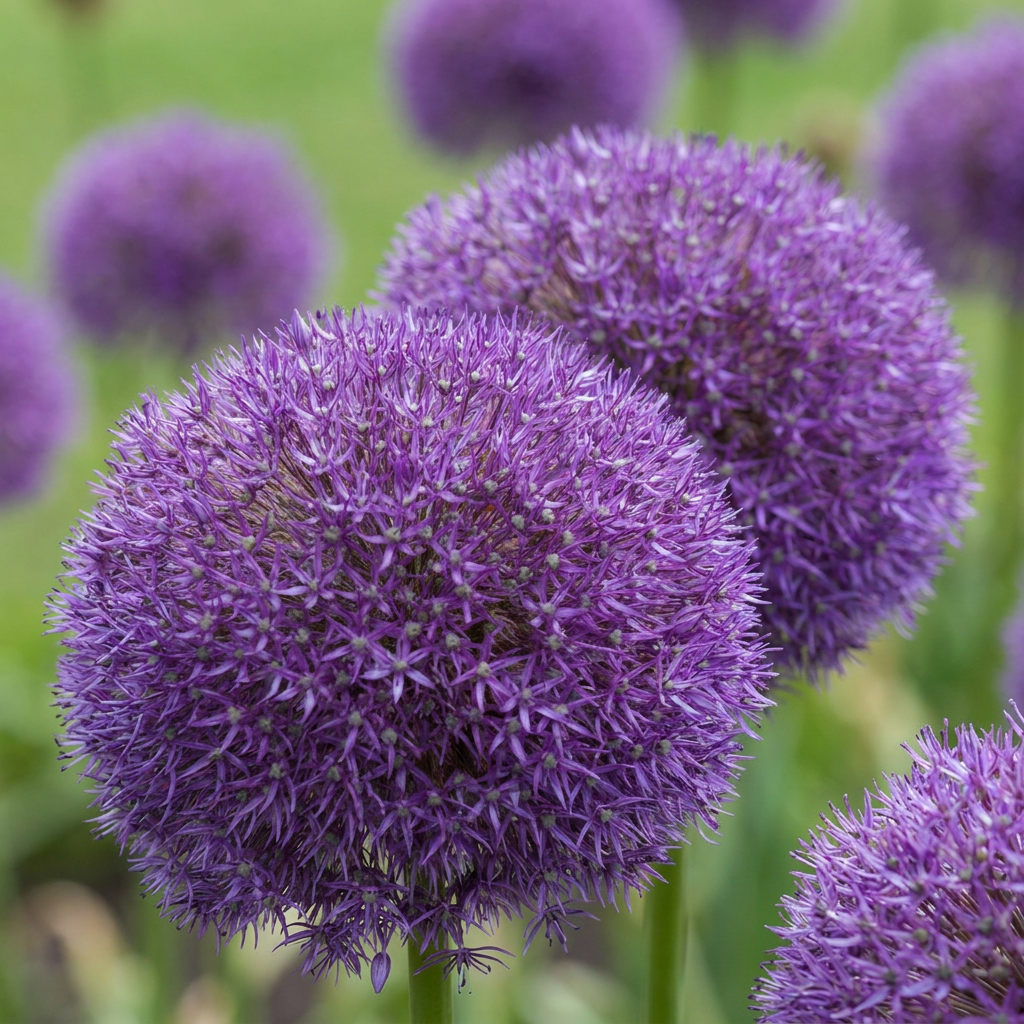 8x Allium Pinball Wizard - Sierui Tovenaarsknikker - Paars - Zomerbloeier - Bolmaat 18/20