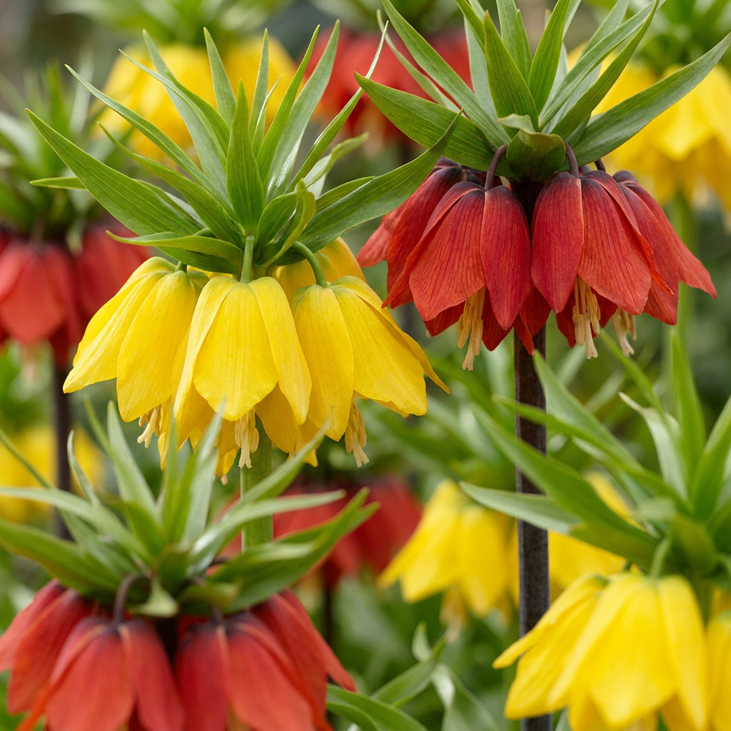 24x Fritillaria Imperialis Mix - Keizerskroon mix - Diversen - Voorjaarsbloeier - Bolmaat 18/20