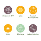 Green boutiQ - Plants fruitiers - Framboisier - Rubus idaeus Fallgold - Rustique - 3 Plantes - Pot 9 cm - Framboise jaune