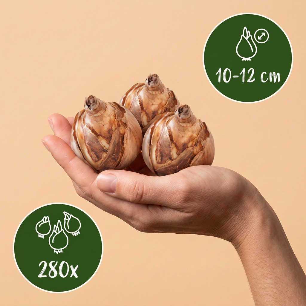 280x Bulb Dry Garden - Droge tuin bollenplanten - Diversen - Zomerbloeier - Bolmaat 10/12