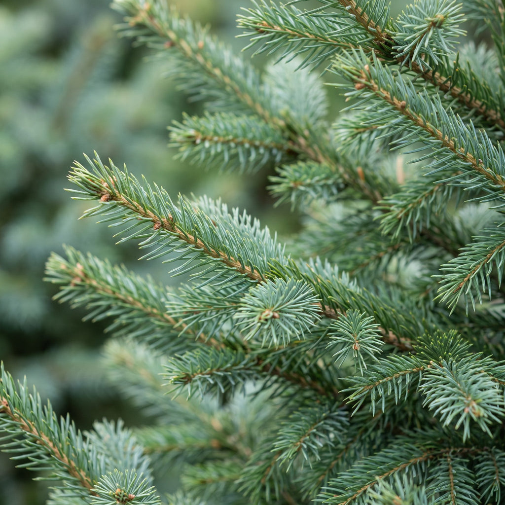 2x Picea omorika - Serbian Spruce - Green - Christmas tree - Ø23cm - ↕70cm