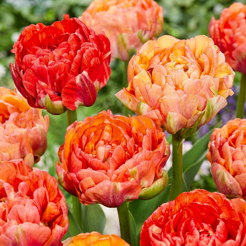 48x Tulipa Gudoshnik Double - Gevuldbloemige tulp Gudoshnik - Diversen - Voorjaarsbloeier - Bolmaat 11/12