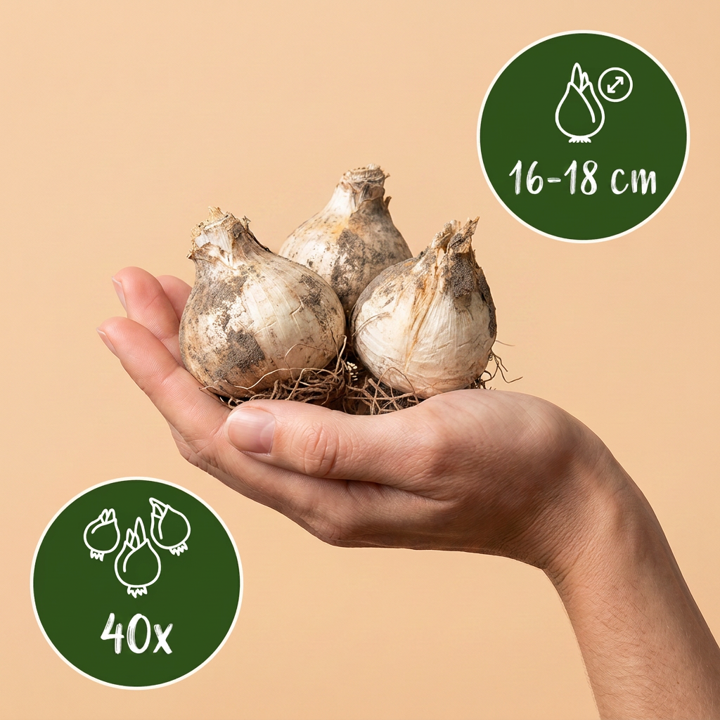40x Allium Gladiator - Sierui - Paars - Zomerbloeier - Bolmaat 16/18