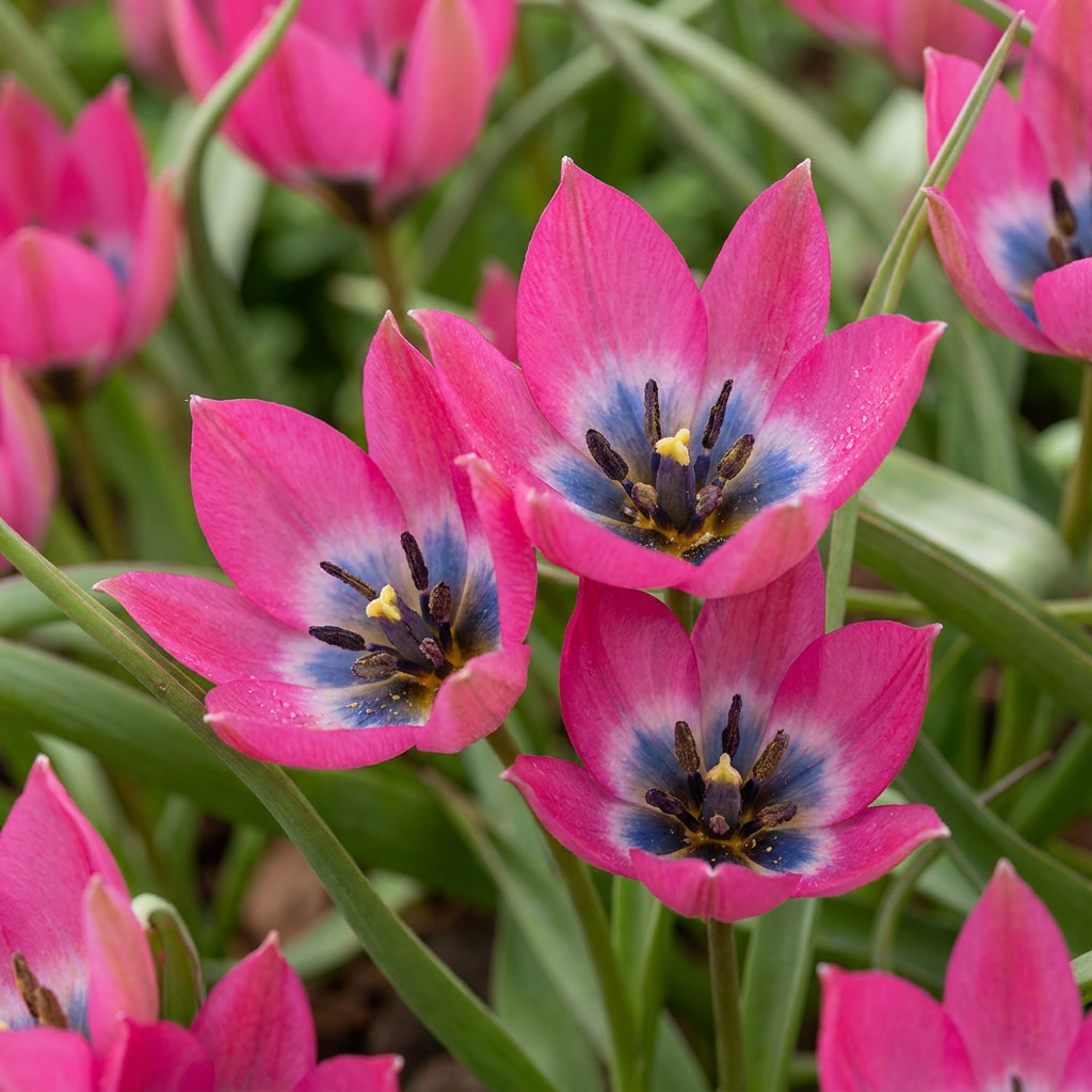 100x Tulipa Klein Schoonheid - Tulipa Little Beauty - Roze - Voorjaarsbloeier - Bolmaat 6/+