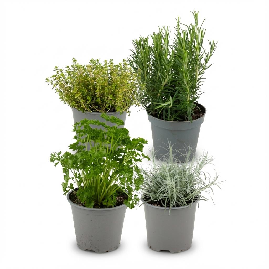 Mélange d'herbes italiennes - 4 pièces - Ø 12 cm - Hauteur : 12-15 cm