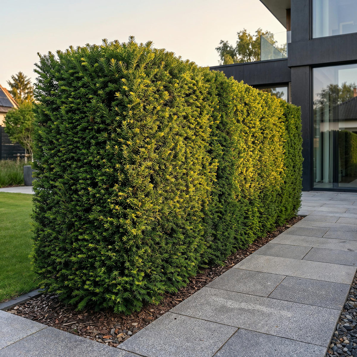 Green boutiQ - 40x Taxus baccata - Venijnboom - Haagplanten - Groenblijvend - Groen - Pot 9cm - Hoogte 20-30cm