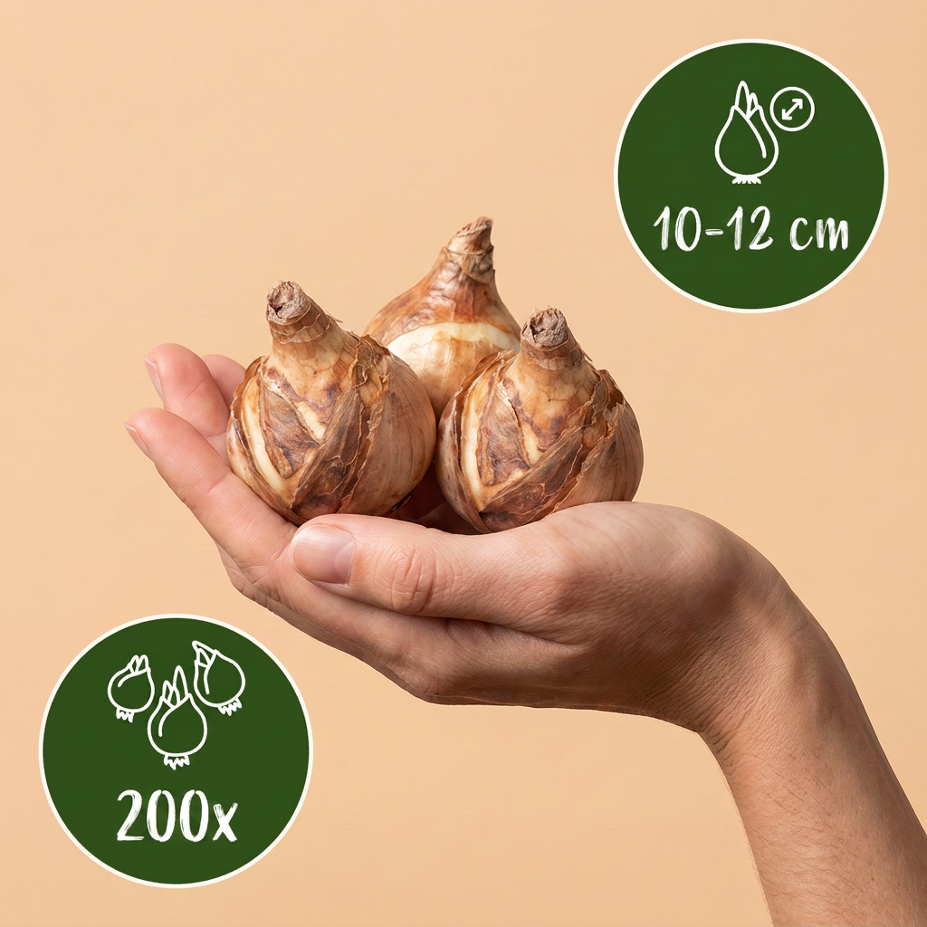 200x Narcissus Tete-A-Tete - Miniatuurnarcis - Geel - Voorjaarsbloeier - Bolmaat 10/11