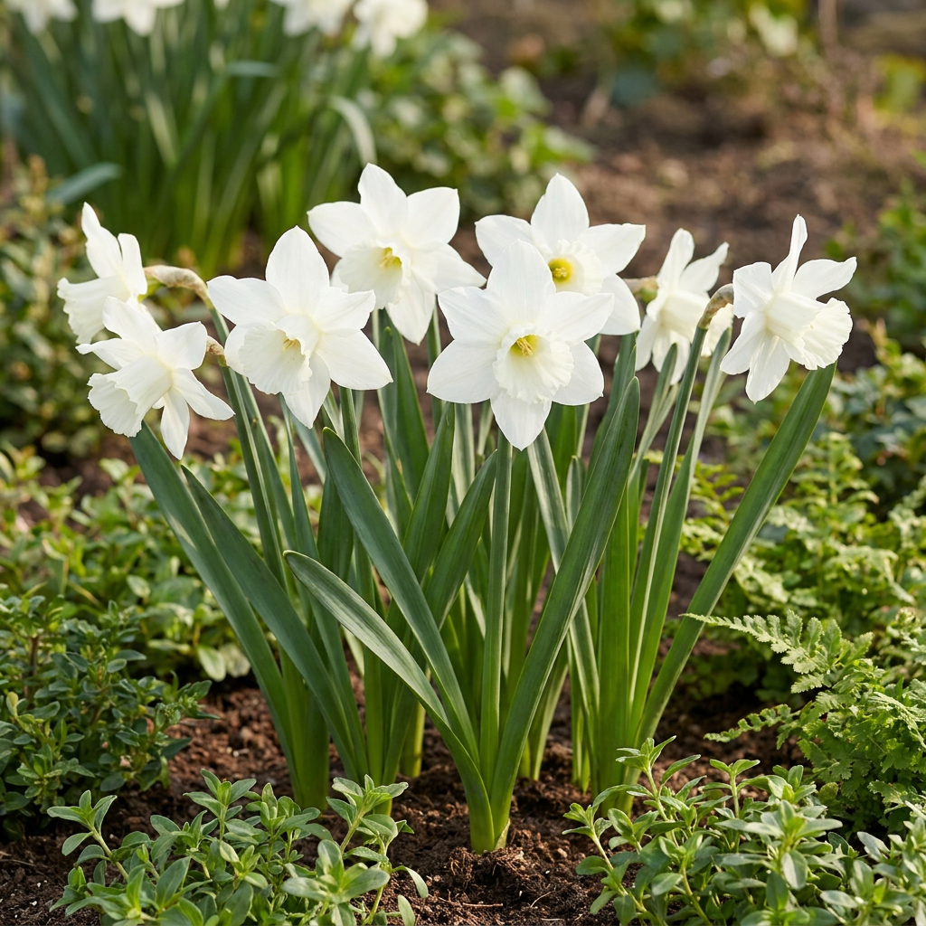 120x Narcissus Botanical White Mix - Botanische witte narcis mix - Wit - Voorjaarsbloeier - Bolmaat 10/12