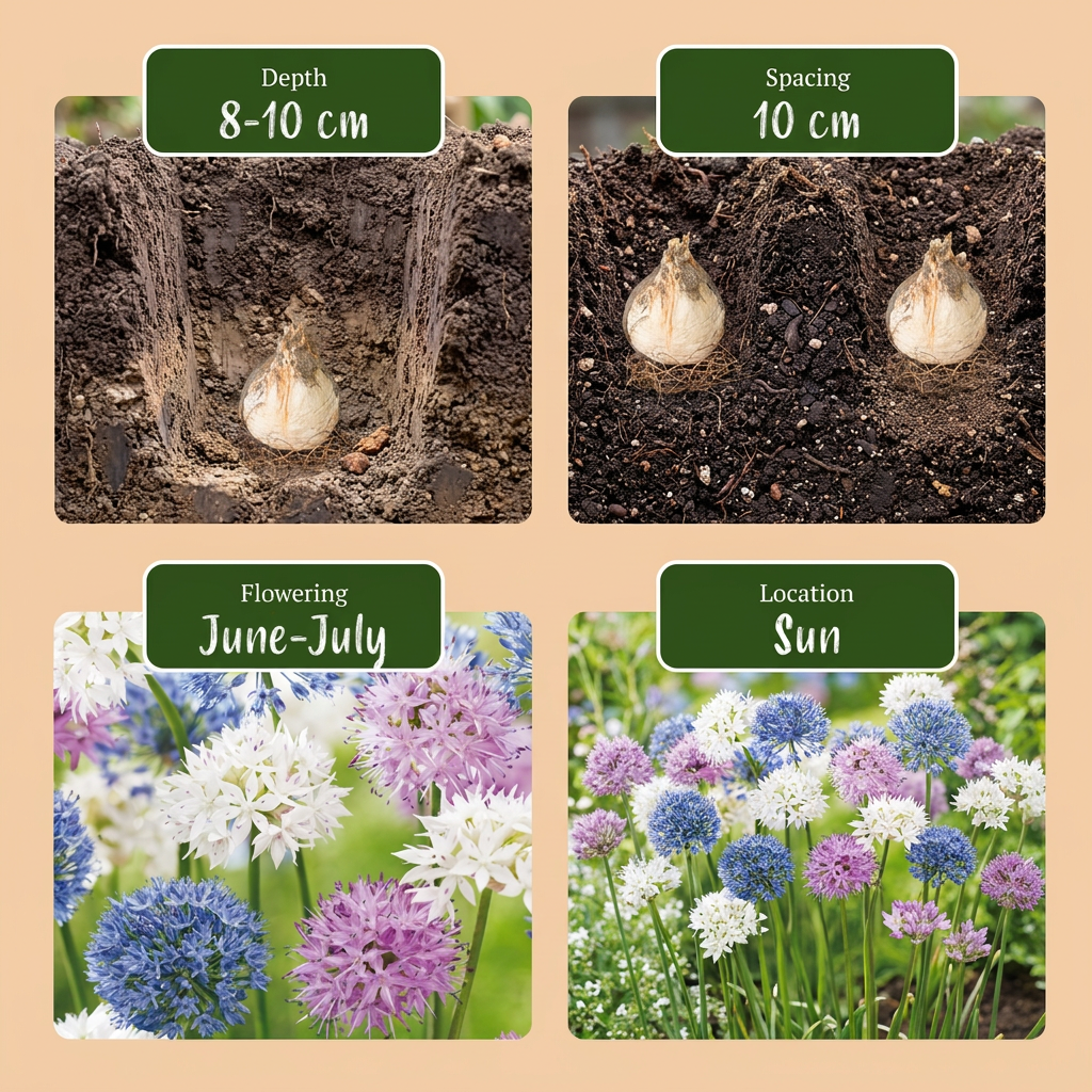 120x Allium Buzzing Beauties - Sierui Buzzing Beauties - Diversen - Zomerbloeier - Bolmaat 6/7