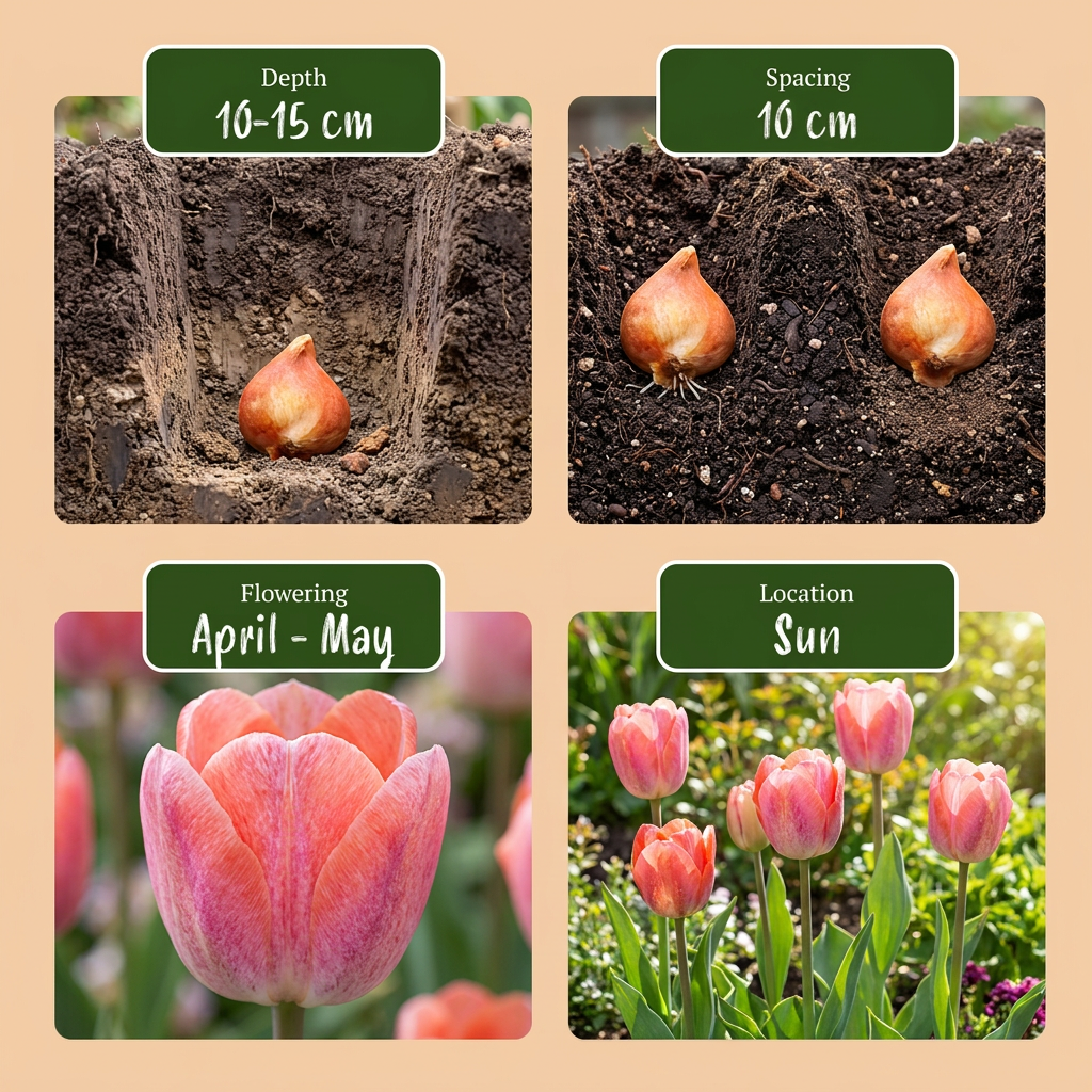 20x Tulipa Positive Vibe - Tulp Positive Vibe - Diversen - Voorjaarsbloeier - Bolmaat 11/12