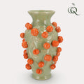 Vase pierre M - H38 L24 - Vert pistache - Mandarine