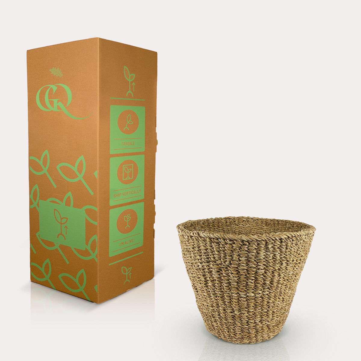 Panier - Brun clair - Jip naturel - L - H25 L30