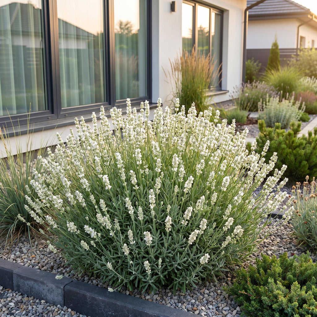 Green boutiQ - Plante vivace - Lavandula ang. Hidcote - Lavande - Parfumée - Violet - 12 plantes - Pot 11cm - Hauteur 15-25cm