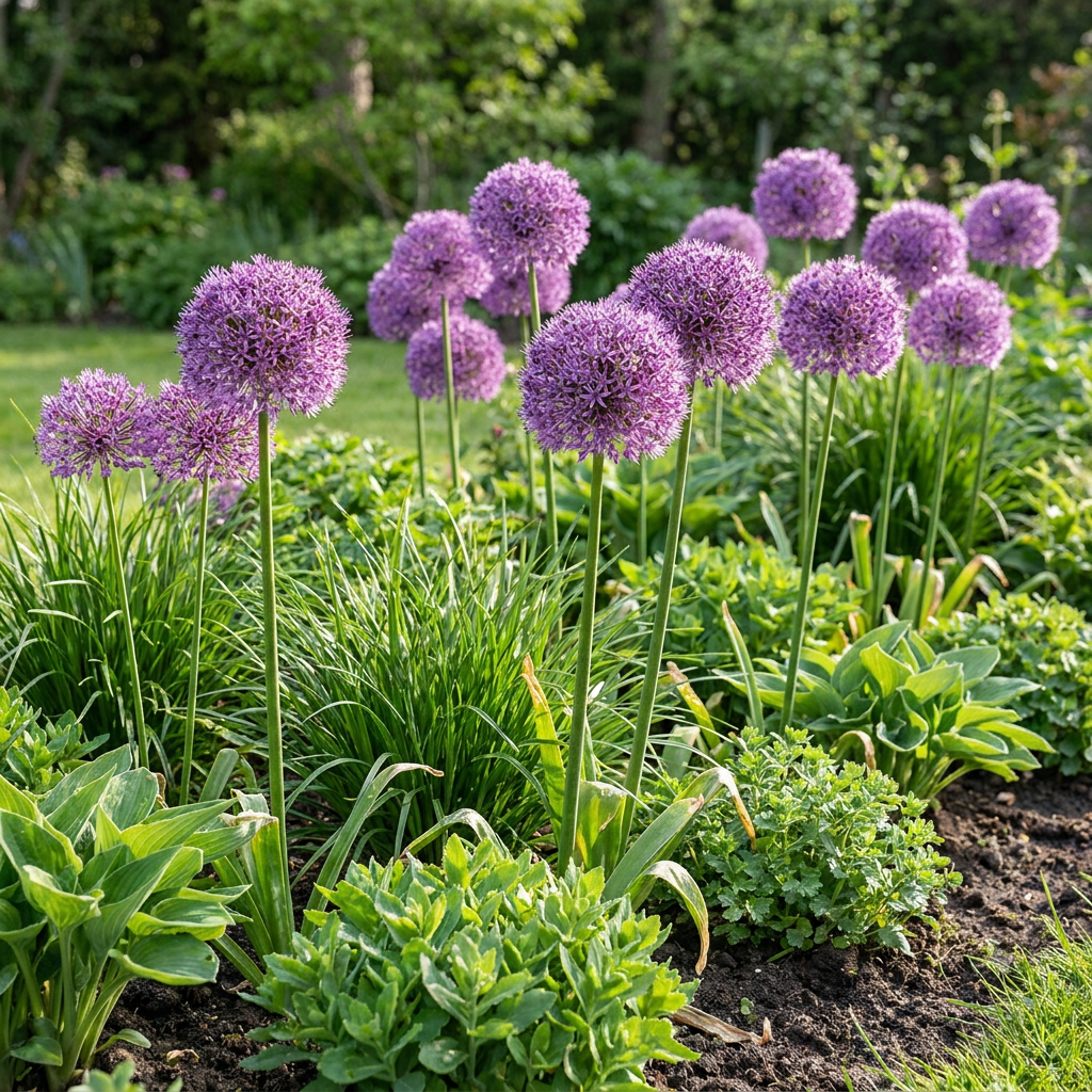 40x Allium Gladiator - Sierui - Paars - Zomerbloeier - Bolmaat 16/18
