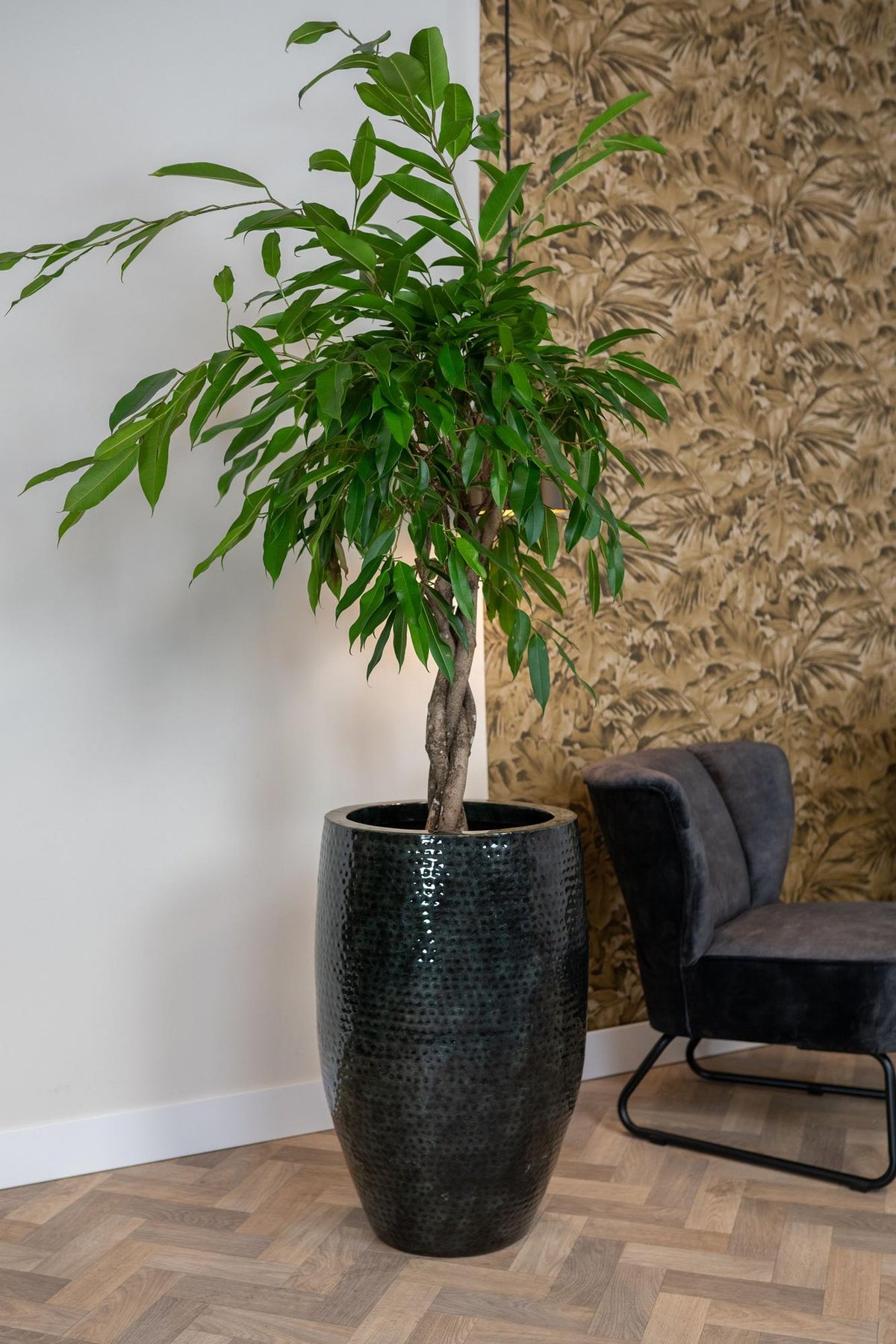 Lot de 3 pots - Thom Métal noir - Large