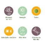 Green boutiQ - Plante de jardin - Nandina Lemon & Lime - Jaune - 2 plantes - Persistant - Peu d'entretien - Pot 17cm Hauteur 45cm