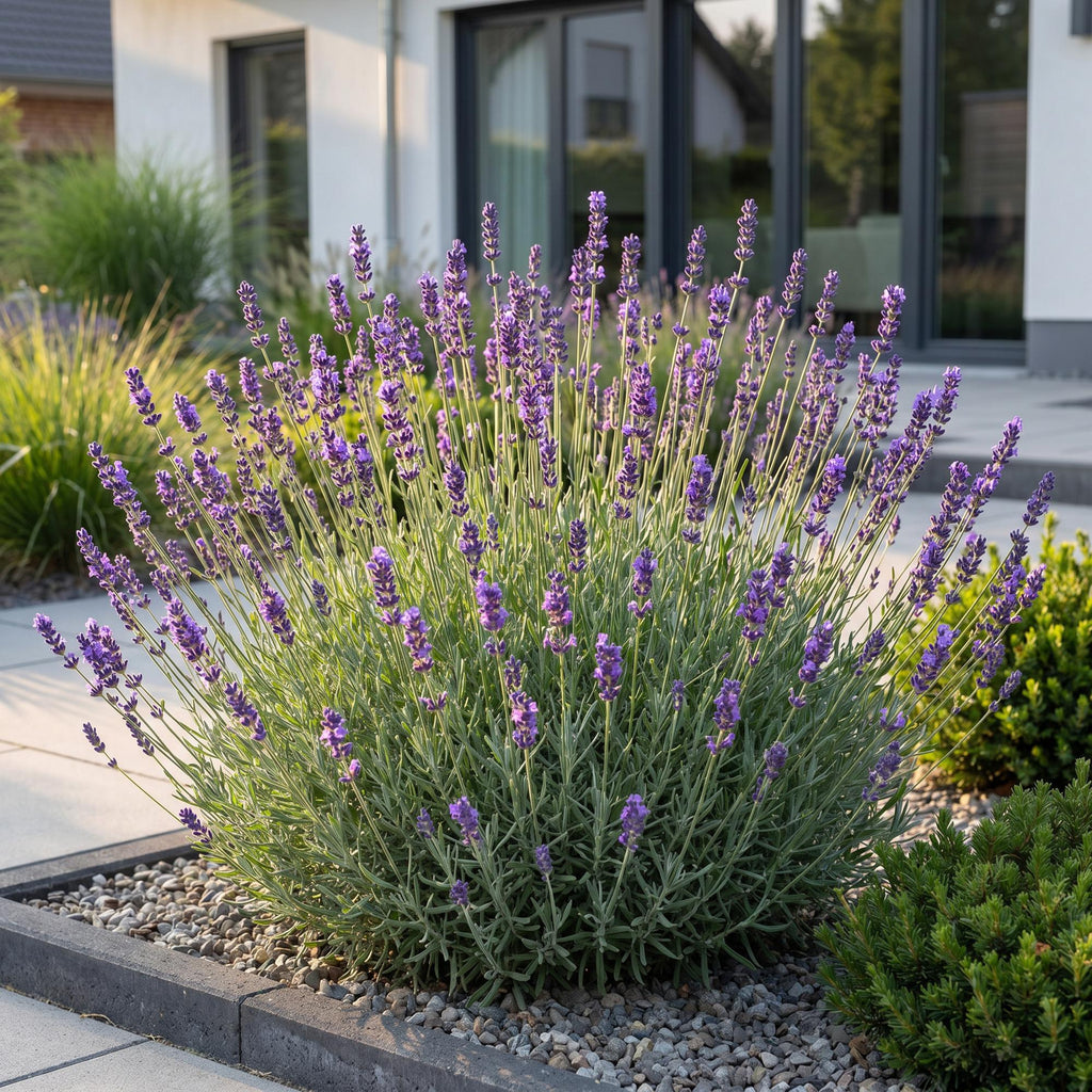 Green boutiQ - Stauden - Lavandula ang. Munstead - Lavendel - Duftend - Violett - 12 Pflanzen - Topf 11cm - Höhe 15-25cm