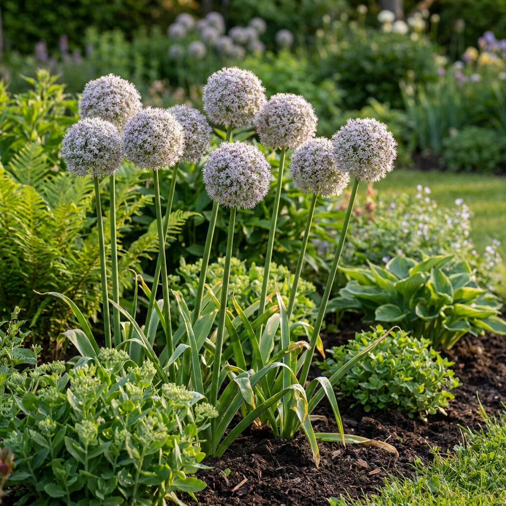 160x Allium Ping Pong - Sierui Ping Pong - Wit - Zomerbloeier - Bolmaat 6/7