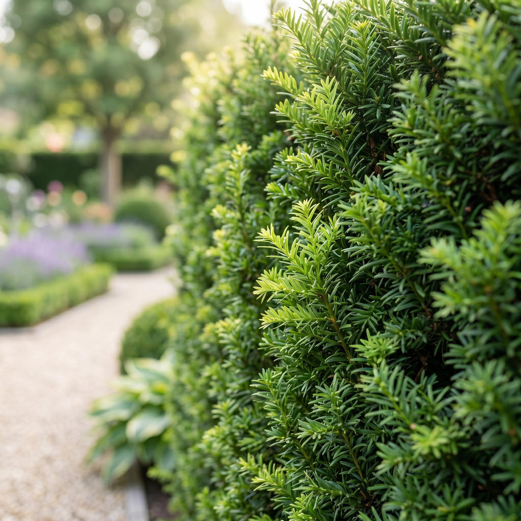 Green boutiQ - 24x Taxus baccata - Eibe - Heckenpflanzen - Immergrün - Grün - Topf 9cm - Höhe 20-30cm