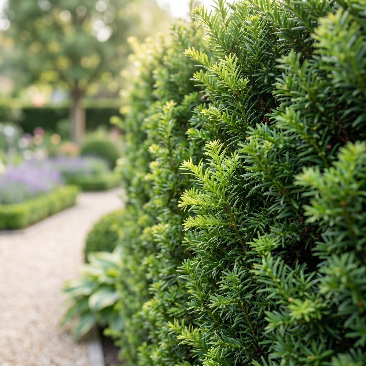 Green boutiQ - 24x Taxus baccata - Eibe - Heckenpflanzen - Immergrün - Grün - Topf 9cm - Höhe 20-30cm