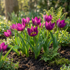 50x Tulipa Persian Pearl - Tulipa Persian Pearl - Paars - Voorjaarsbloeier - Bolmaat 6/7