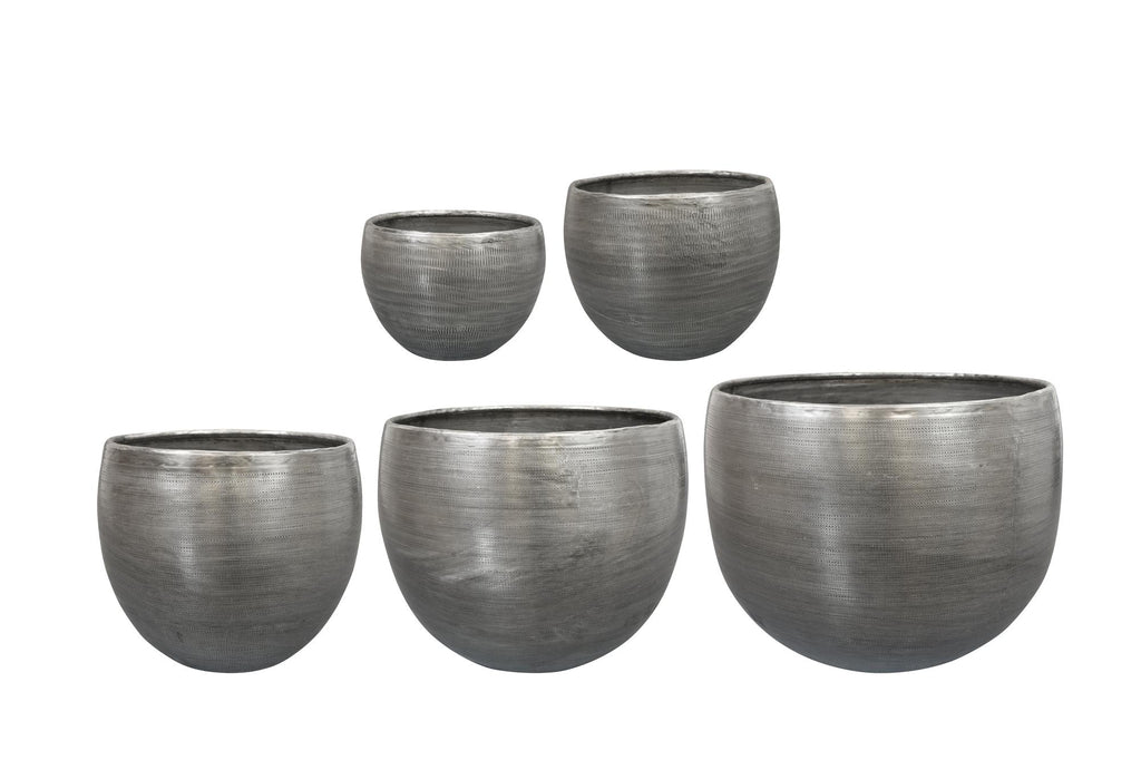 Set 5 Rowen Aluminium Silberfarben - Silber