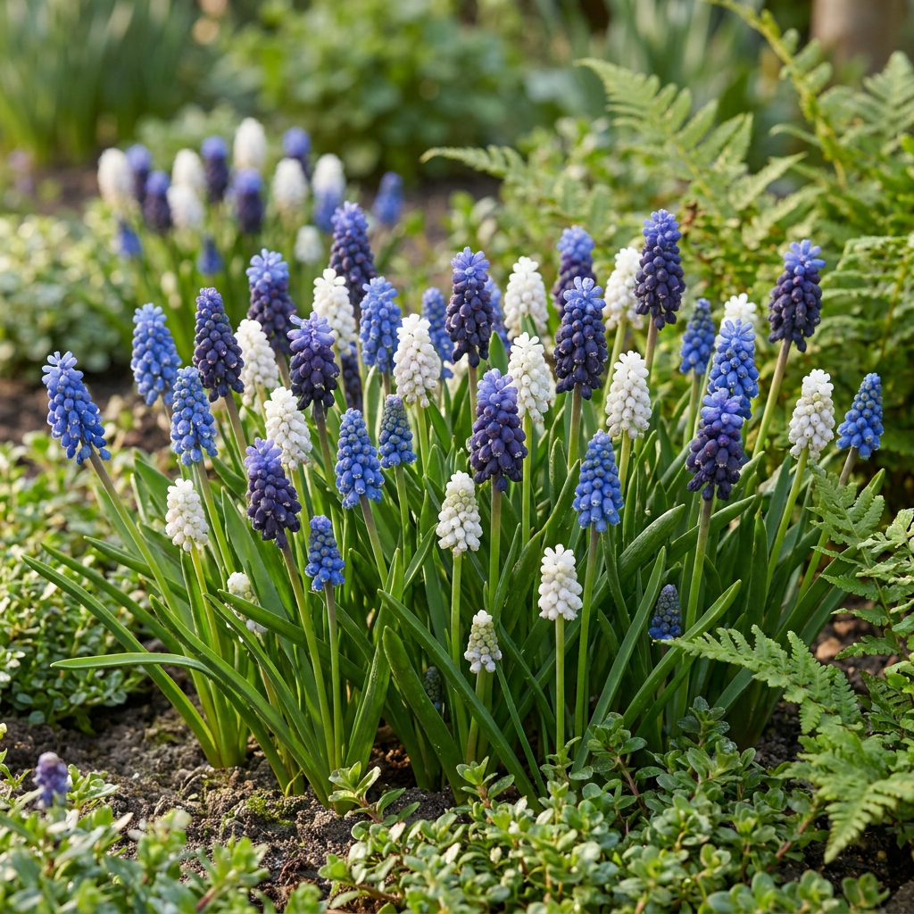 200x Muscari Magic mix - Druifhyacint - Diversen - Verwilderingsbol - Bolmaat 7/8