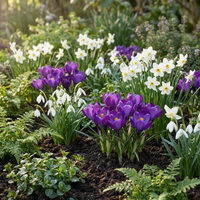 50x Bollenschadutuin - Diversen - Zomerbloeier - Bolmaat 10/12