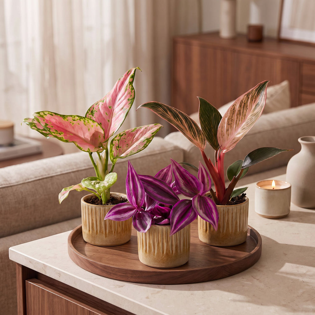 3x Baby Paradise Mix - Various colours - Tropical - incl. Linnea Honey - Ø6cm - ↕10-15cm
