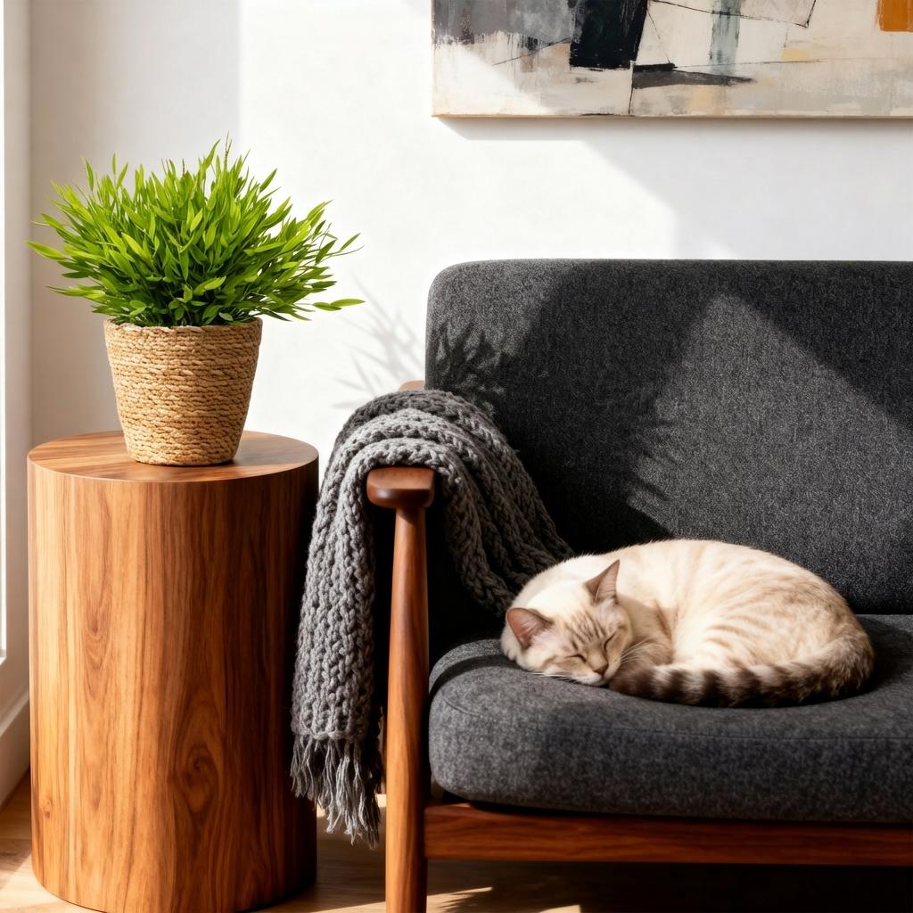 Green boutiQ - Plante d'intérieur - Bamusa Pogonatherum Monica - Bambou nain - Plante adaptée aux animaux - Vert - 4 plantes - avec panier - Pot 12cm - Hauteur 20cm