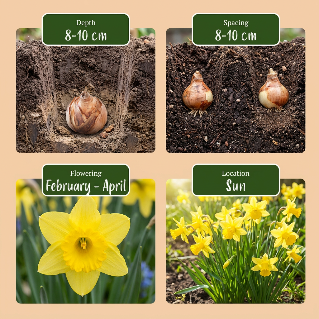200x Narcissus Tete- A -Tete - Dwergnarscis Tête-à-Tête - Geel - Voorjaarsbloeier - Bolmaat 10/12