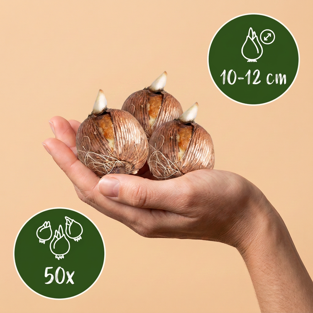 50x Bollenschadutuin - Diversen - Zomerbloeier - Bolmaat 10/12