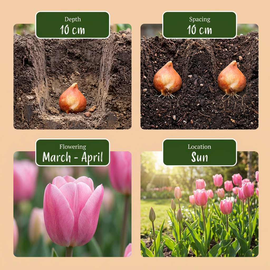 250x Bulb Garden Pink - Bollentuinroze - Diversen - Zomerbloeier - Bolmaat 10/12