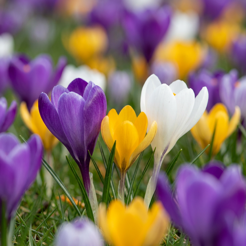 280x Crocus mix - Gemengde krokussen - Diversen - Verwilderingsbol - Bolmaat 7/8