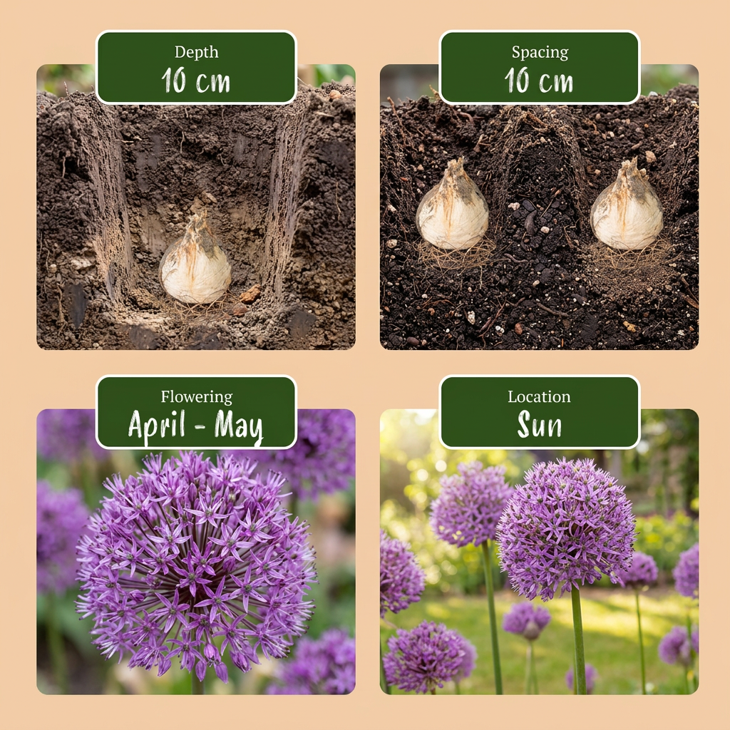 640x Bulb Garden Allium - Bollentuinsierui - Diversen - Zomerbloeier - Bolmaat 10/12