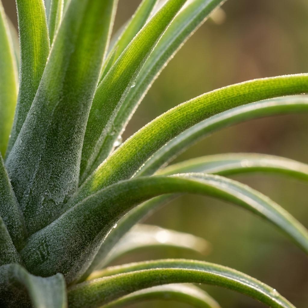 Tillandsia plante aérienne en décoration - Ø 14 cm - Hauteur : 37 cm