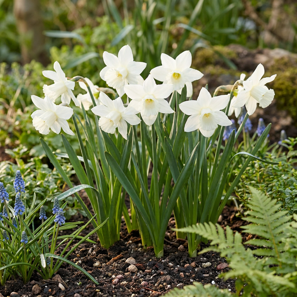 60x Narcissus Triandrus Thalia - Engelennarcis - Wit - Voorjaarsbloeier - Bolmaat 10/12