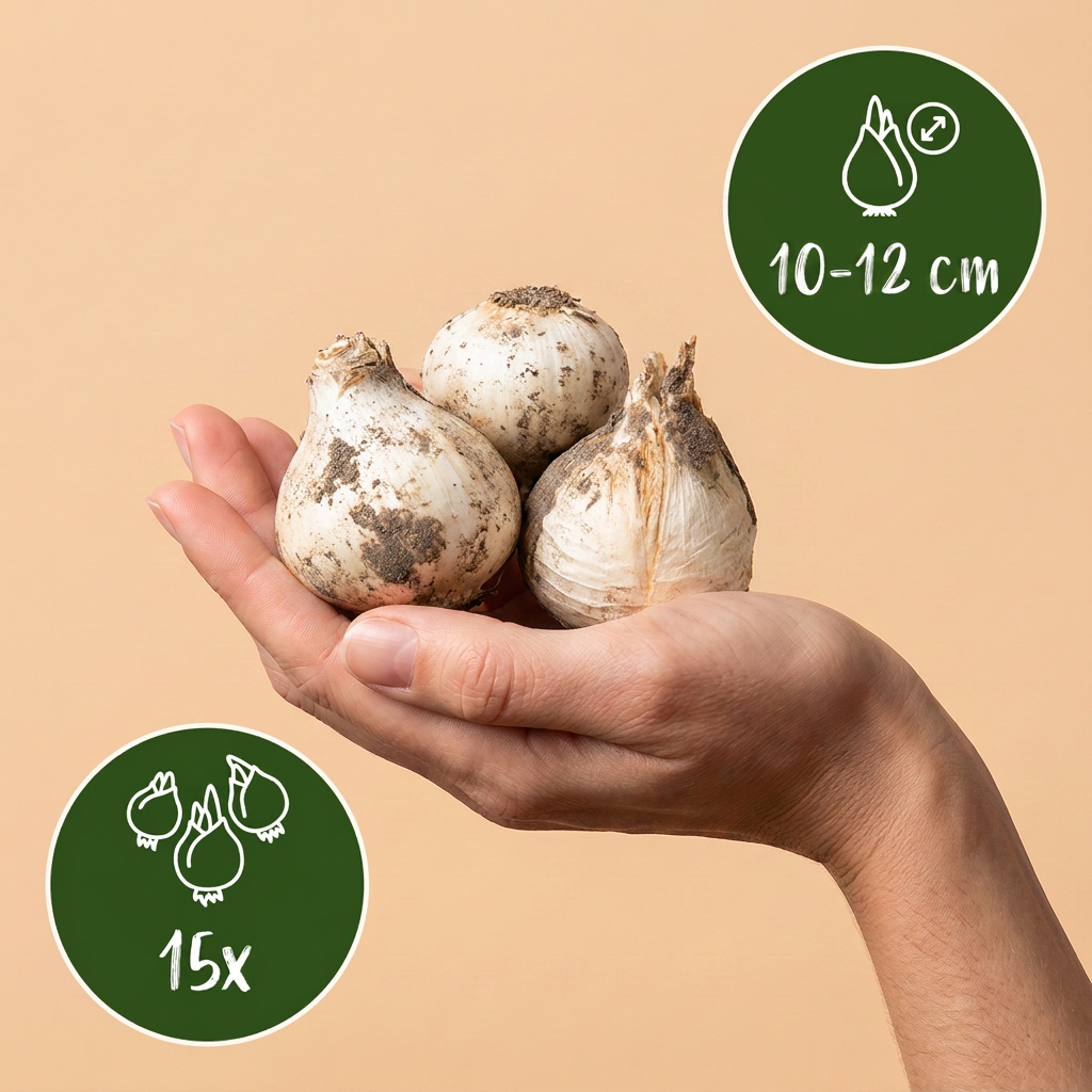 Green boutiQ - Bloembollen - Allium Christophii - Kleur Paars - 15 stuks - Bolmaat 10/2 - XXL Pack - foto 3