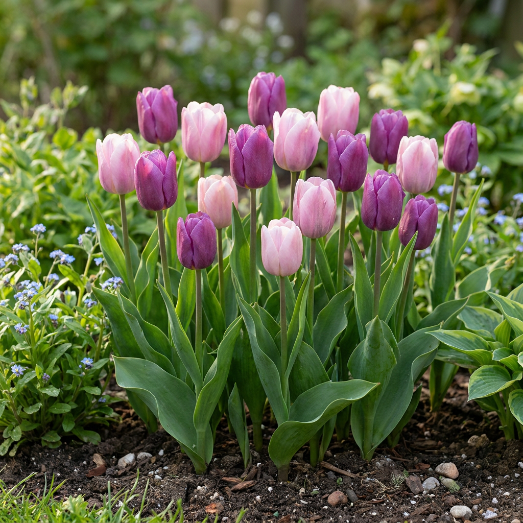 48x Tulipa Macron mix - Tulp Macron mix - Diversen - Voorjaarsbloeier - Bolmaat 11/12