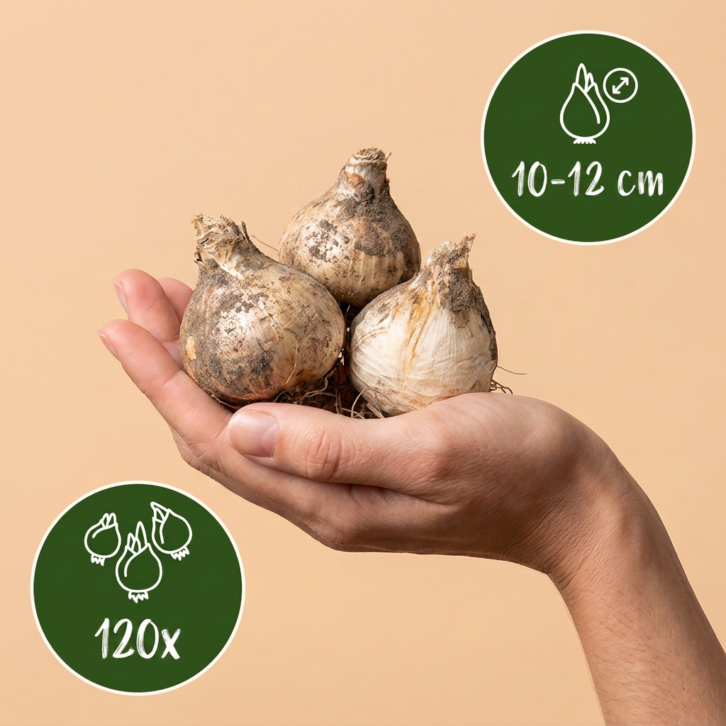 120x Allium Purple - White Mix - Sierui paars-wit mengsel - Paars en Wit - Zomerbloeier - Bolmaat 10/12