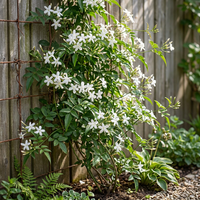 6x Jasminum officinale - Common Jasmine - White - Climber - Ø9cm - ↕35cm
