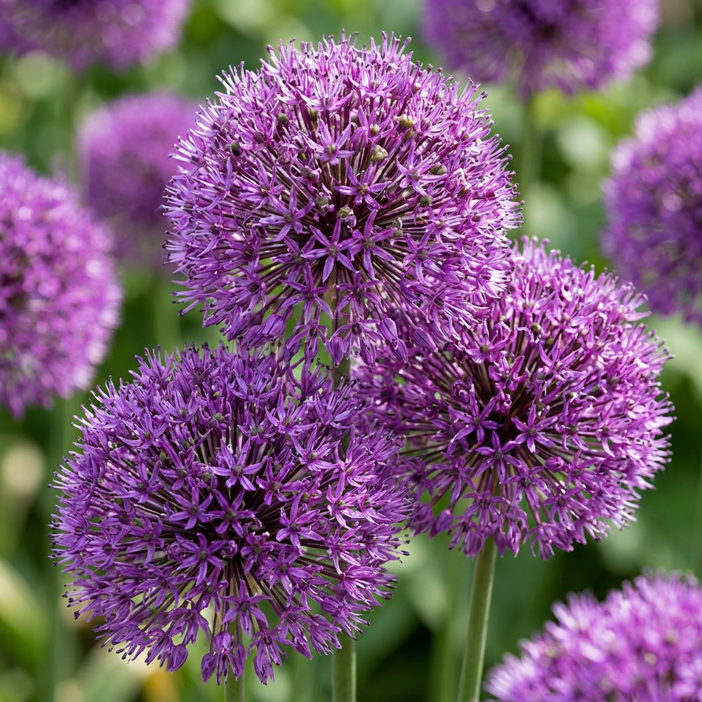 60x Allium Purple Sensation - Sierui - Paars - Zomerbloeier - Bolmaat 10/12