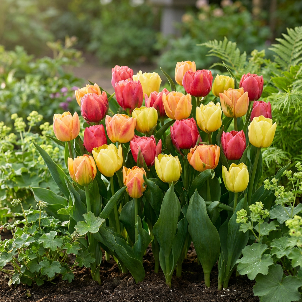 12x Tulipa Symbiosa mix - Tulp Symbiosa mix - Diversen - Voorjaarsbloeier - Bolmaat 11/12