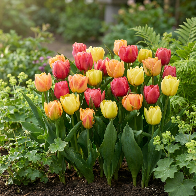 12x Tulipa Symbiosa mix - Tulp Symbiosa mix - Diversen - Voorjaarsbloeier - Bolmaat 11/12