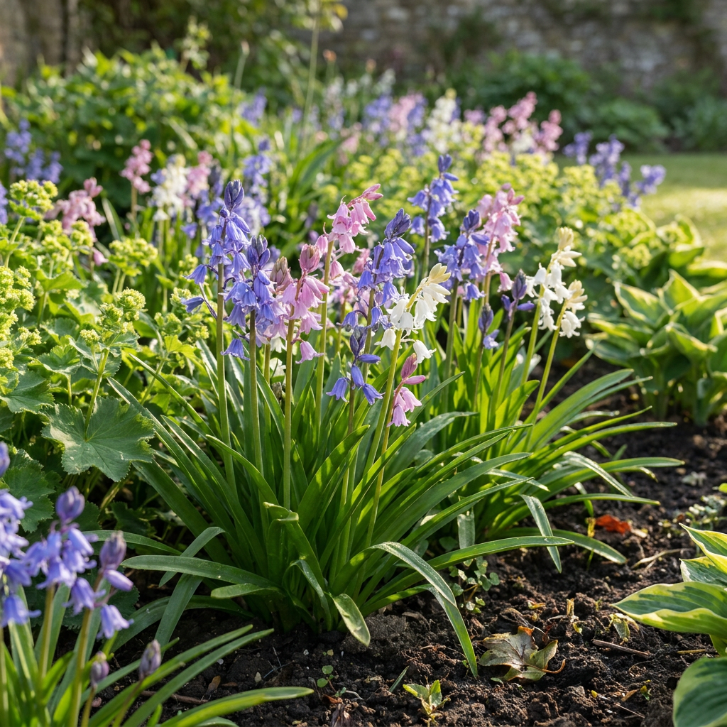 320x Hyacinthoides Hispanica mix - Spaanse boshyacint mix - Diversen - Verwilderingsbol - Bolmaat 7/8