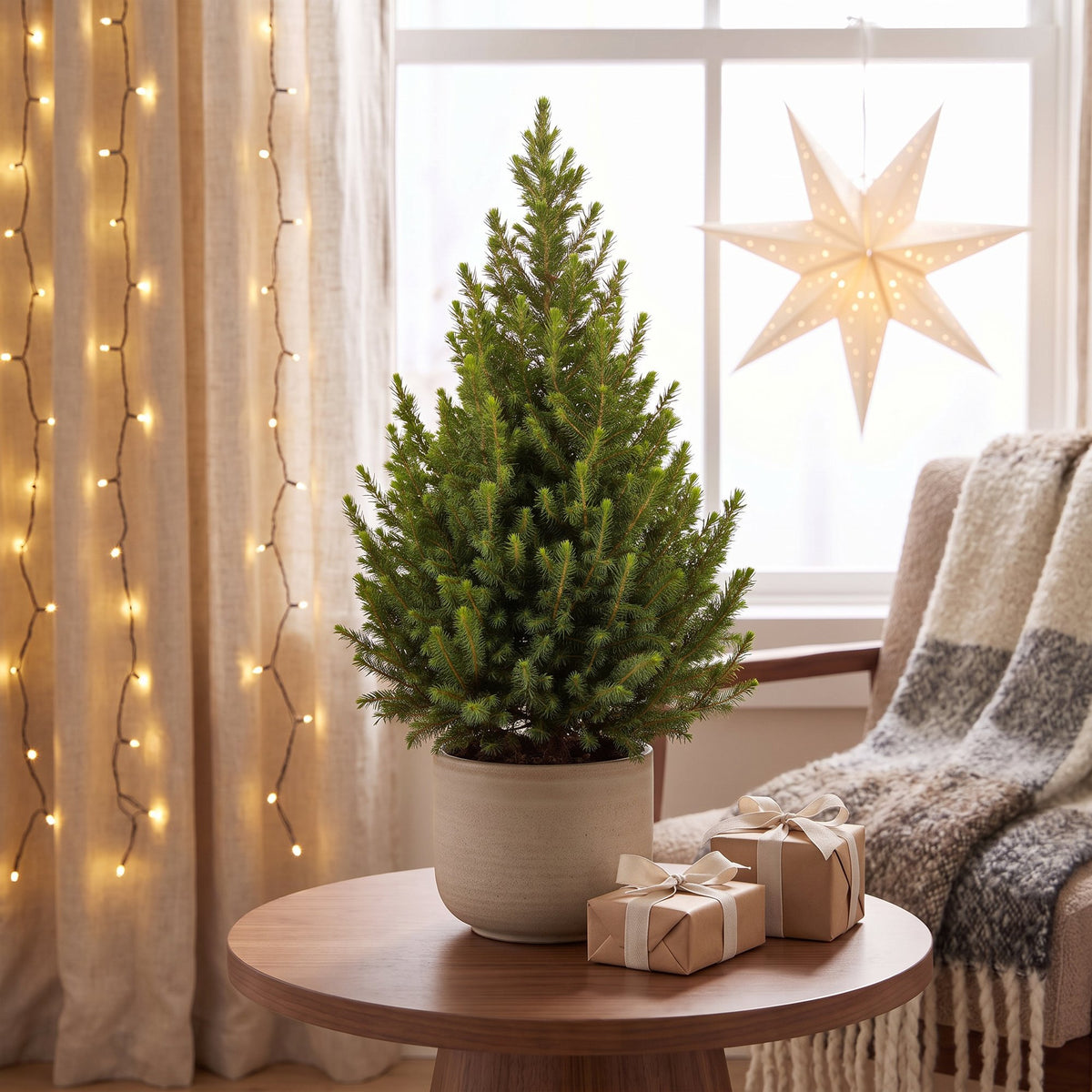 Picea glauca Conica - Dwarf Alberta Spruce - Green - Christmas tree - Ø19cm - ↕65cm