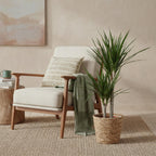 Green BoutiQ - Green is... Plantes d'intérieur - Dracaena Marginata - Dragonnier - Peu d'entretien - avec panier - Vert - 1 Plante - Pot 21cm - Hauteur 90-100cm