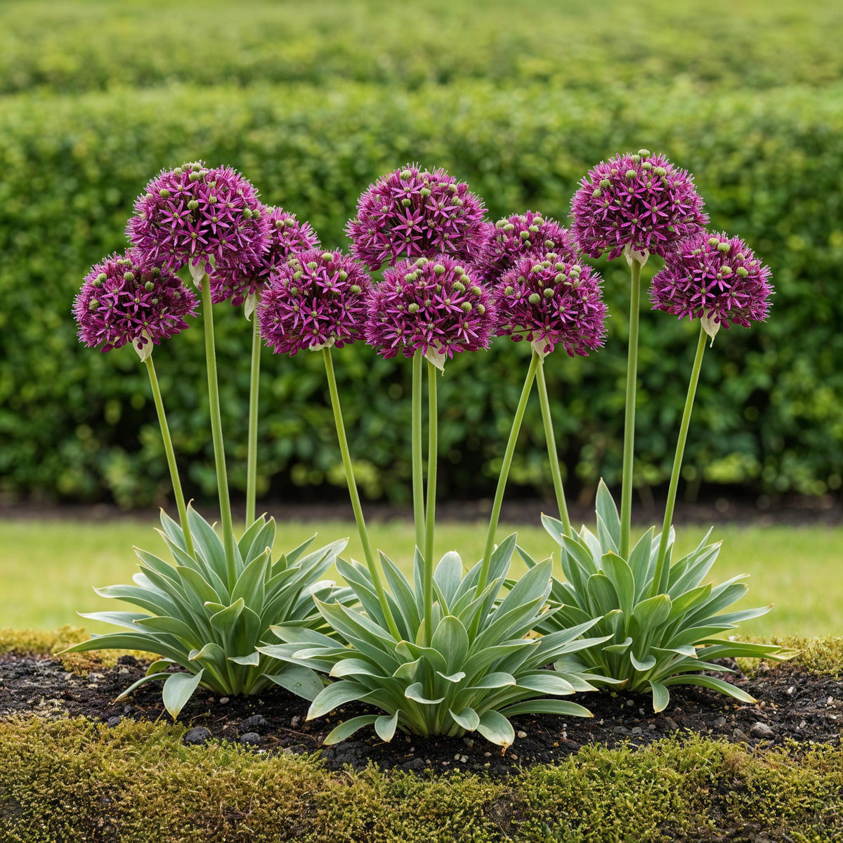 Green boutiQ - Bloembollen - Allium Miami - Kleur Paars - 15 stuks - Bolmaat 10/11 - XXL Pack