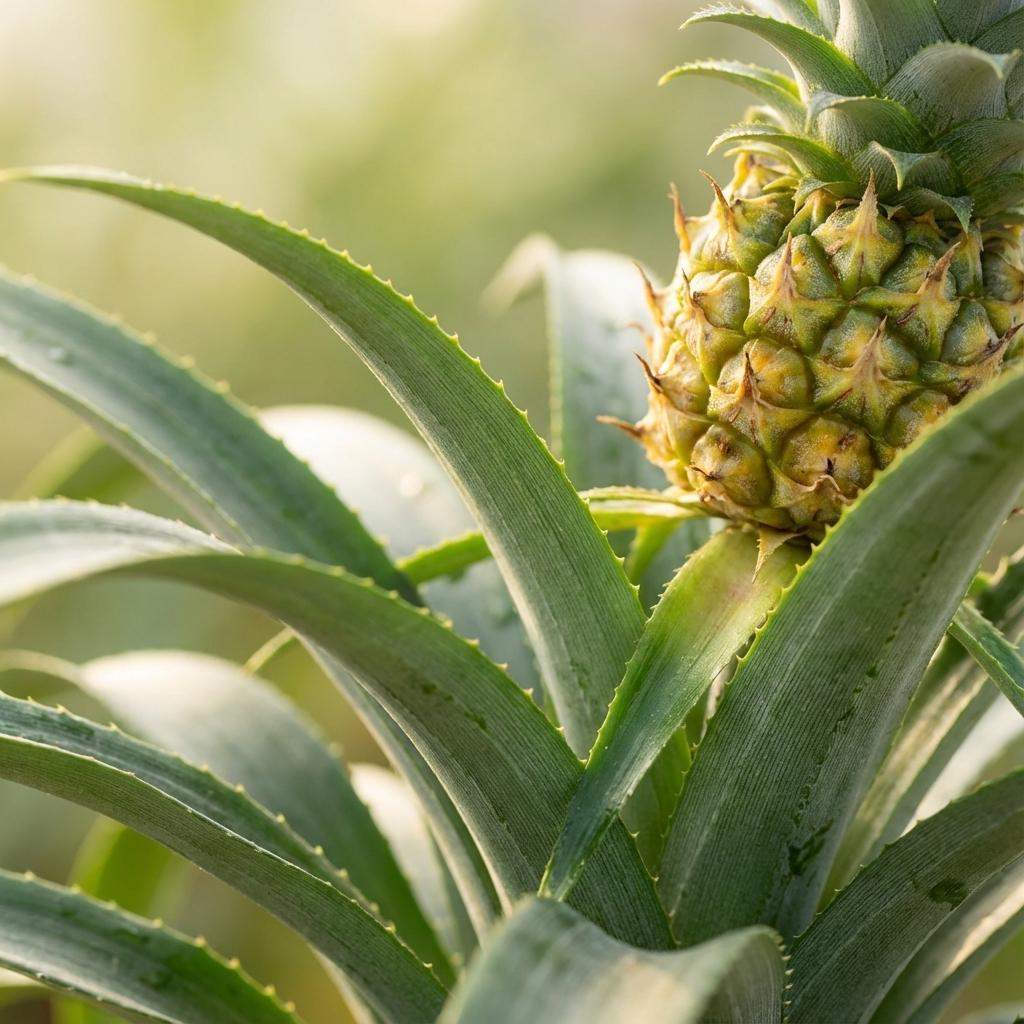 Ananas-Pflanze Mi Amigo - 4 Stück - Ø 12 cm - Höhe: 35 - 40 cm